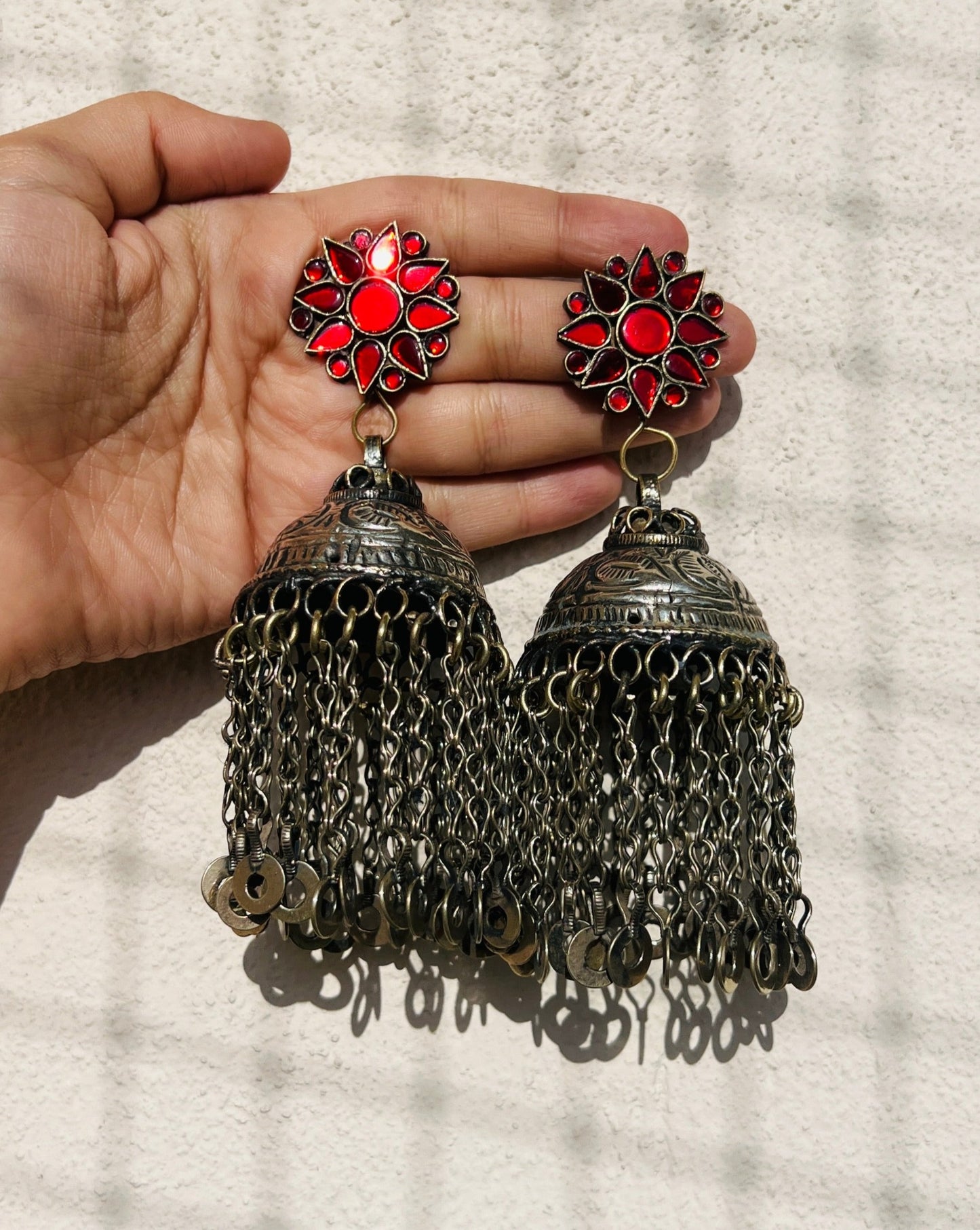 Aajiz Afghan Earrings