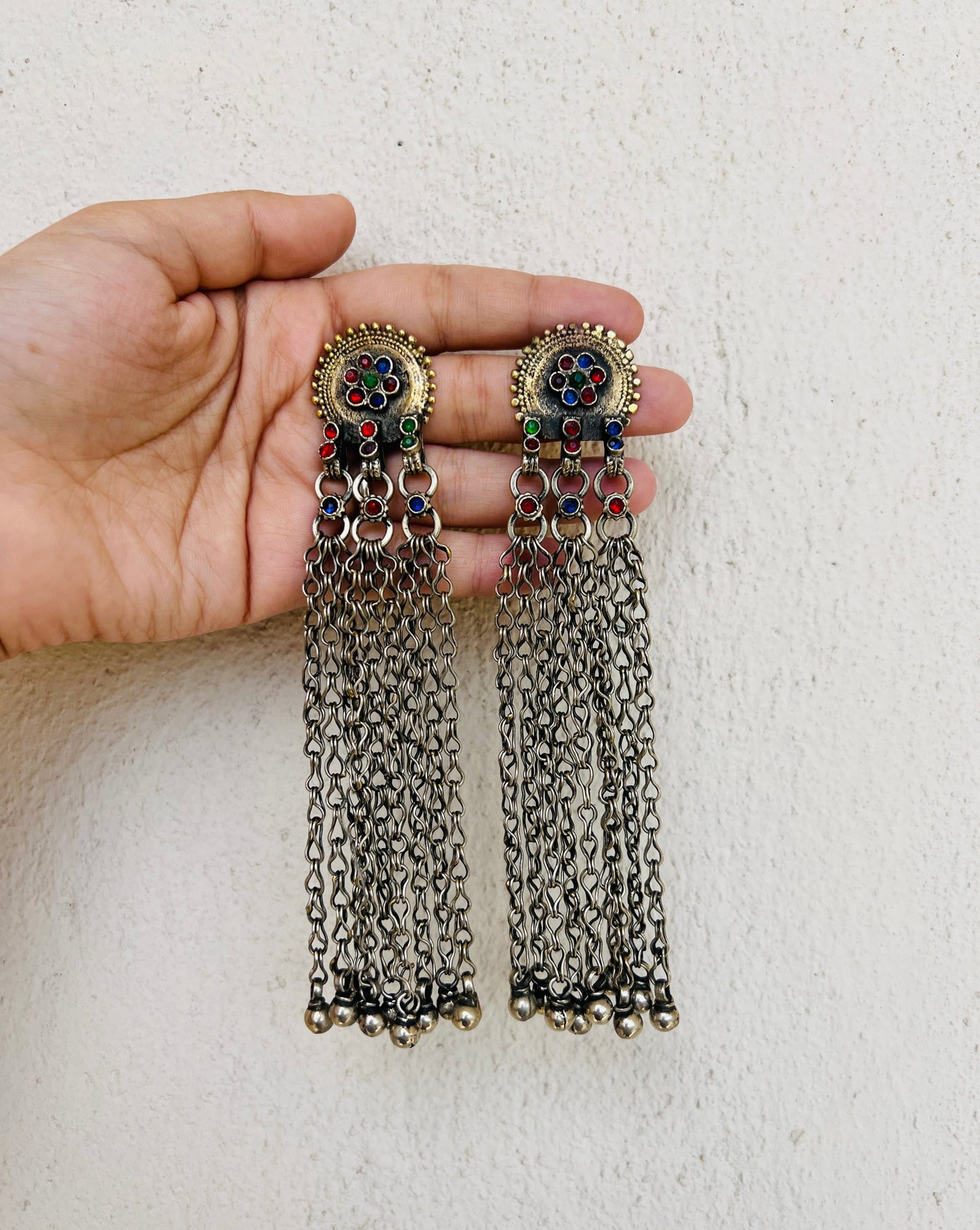 Chanda Afghan Earrings