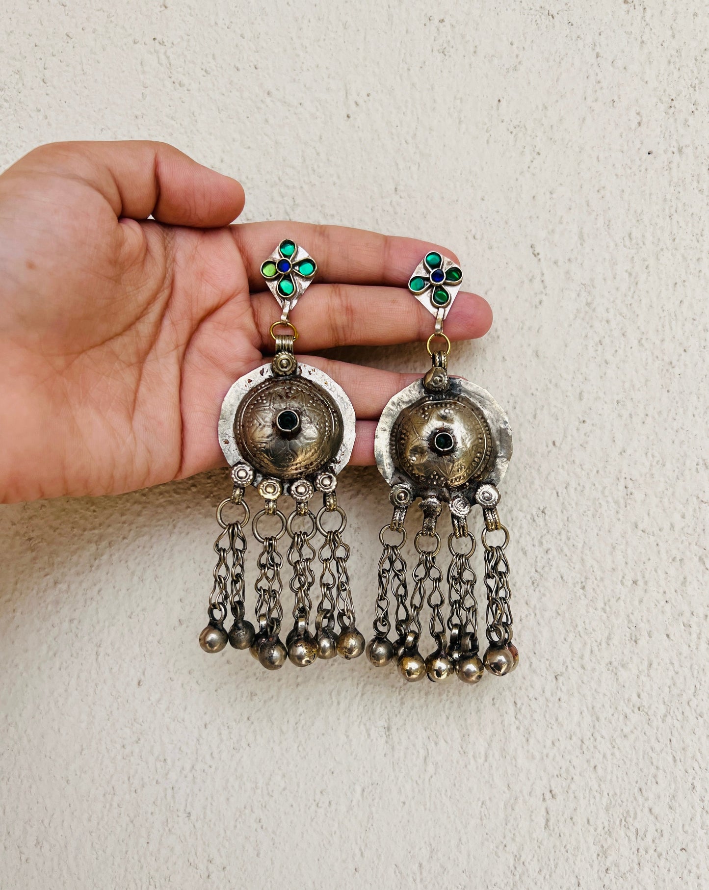 Tanhayi Afghan Earrings
